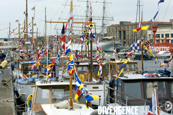 Ports illustration..Opération Dynamo.A l occasion du 70 eme anniversaire de la bataille de Dunkerque, rassemblement au port de l  association -Dunkirk little ships -