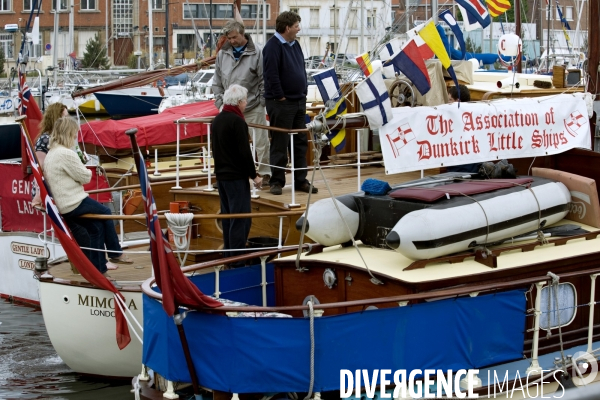 Ports illustration..Opération Dynamo.A l occasion du 70 eme anniversaire de la bataille de Dunkerque, rassemblement au port de l  association -Dunkirk little ships -