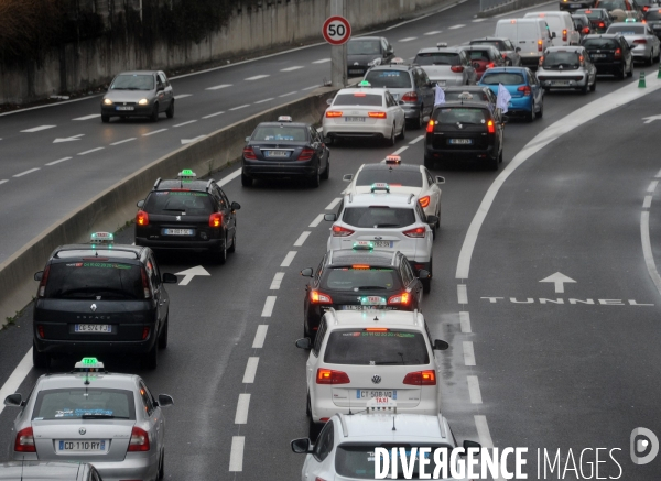 Manifestation des taxis