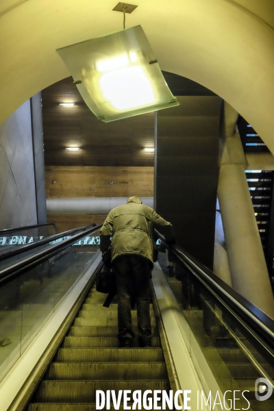 Dans le RER à Paris