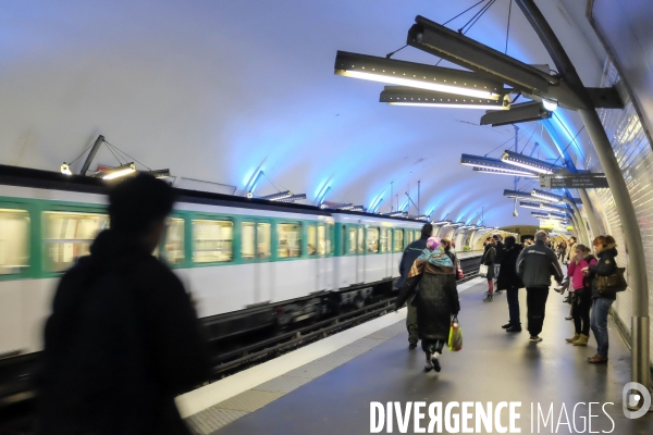 Dans le RER à Paris