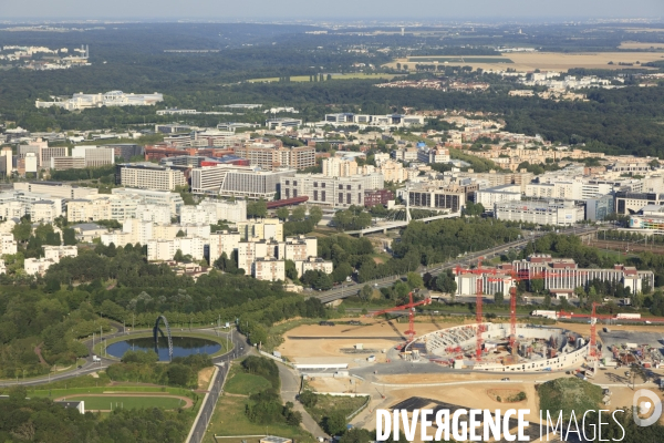 Vue aerienne des Yvelines