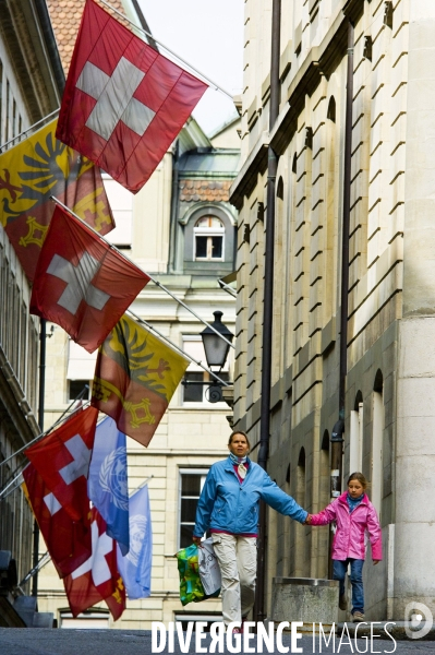 SUISSE : Les bords du Lac LEMAN