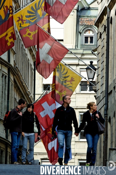 SUISSE : Les bords du Lac LEMAN