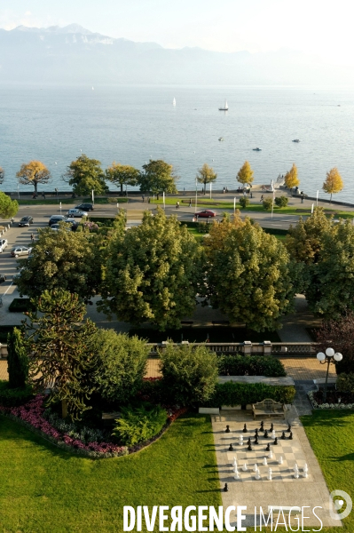 SUISSE : Les bords du Lac LEMAN