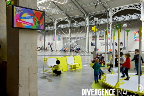 Illustration Février 2014.Le 104.Le centquatre.Lieu de production artistique, d accueil de manifestations culturelles et équipement de proximité et d insertion social