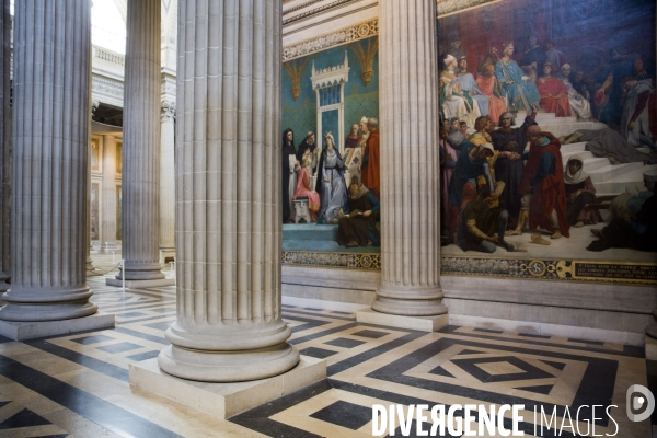 Le Panthéon, construit par l architecte Jacques-Germain SOUFFLOT pour être l  église Sainte-Geneviève, a maintenant vocation à honorer de grands personnages ayant marqué l histoire de France.