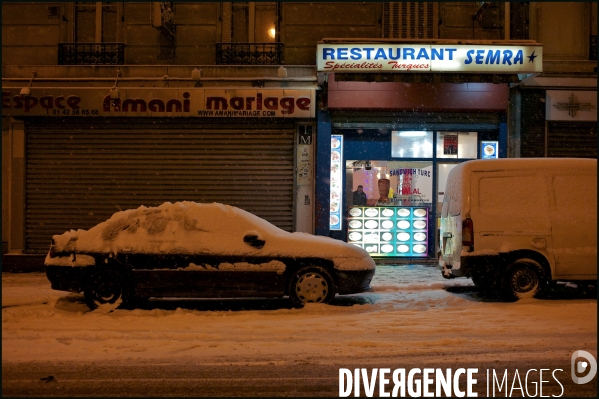 Paris sous la neige