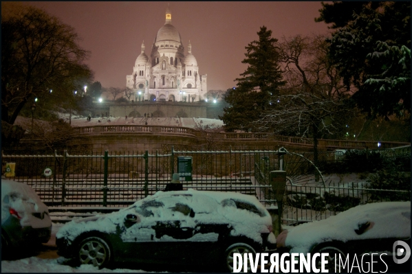 Paris sous la neige