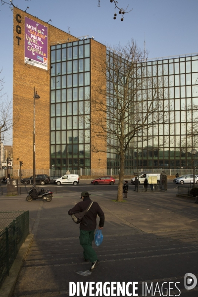 Le siège de la CGT à Montreuil