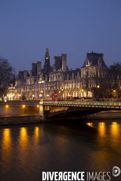 Illustration hôtel de ville de Paris