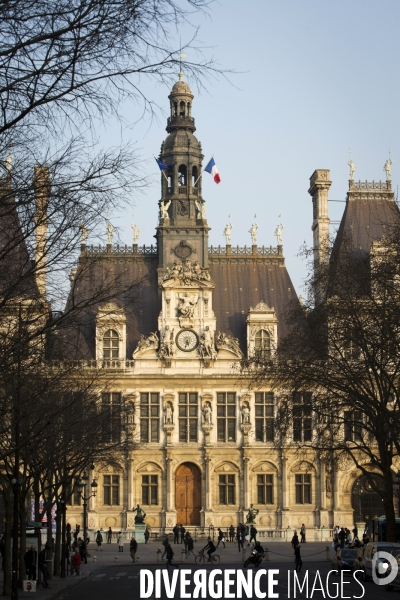 Illustration hôtel de ville de Paris