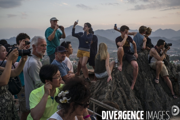 Touristes au laos