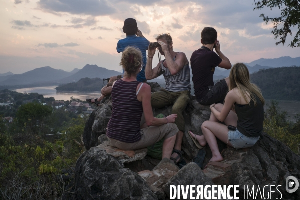 Touristes au laos