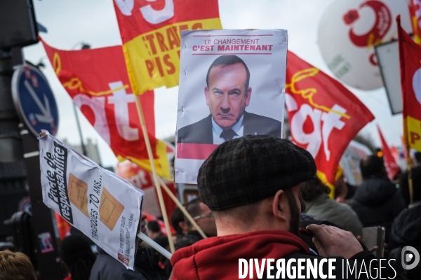 Manifestation contre le pacte de responsabilité, Paris