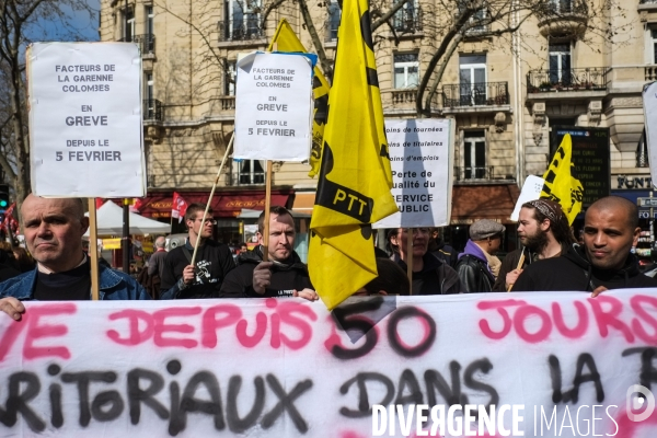 Manifestation contre le pacte de responsabilité, Paris