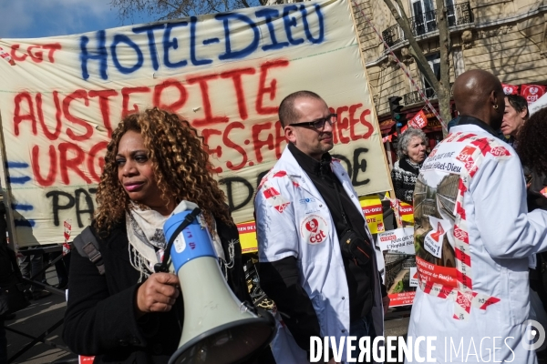 Manifestation contre le pacte de responsabilité, Paris