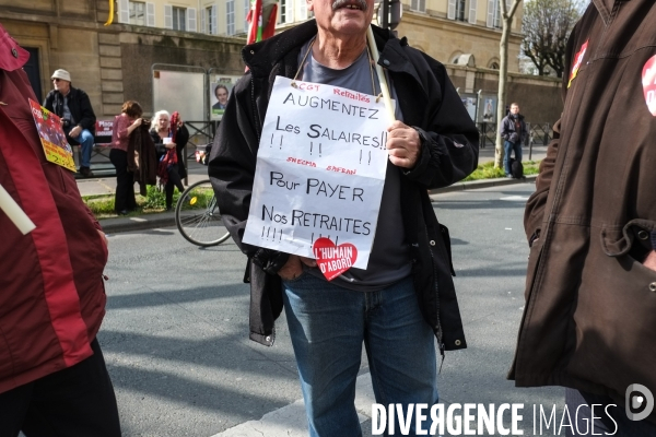 Manifestation contre le pacte de responsabilité, Paris
