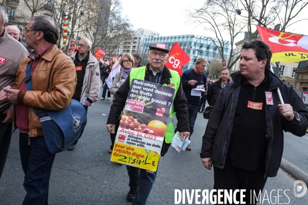 Manifestation contre le pacte de responsabilité, Paris