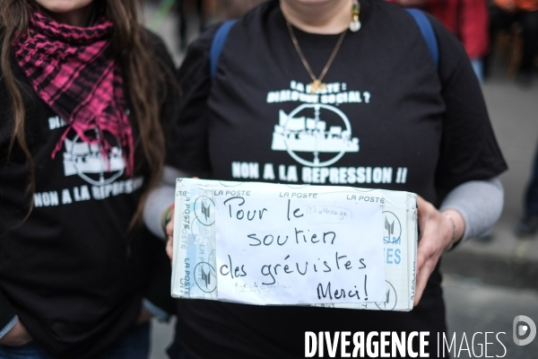 Manifestation contre le pacte de responsabilité, Paris