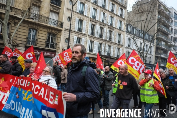 Manifestation contre le pacte de responsabilité, Paris