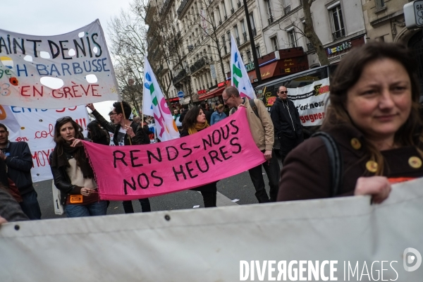 Manifestation contre le pacte de responsabilité, Paris