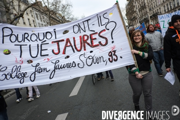 Manifestation contre le pacte de responsabilité, Paris