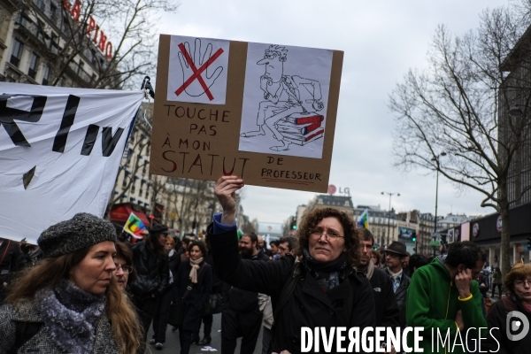 Manifestation contre le pacte de responsabilité, Paris