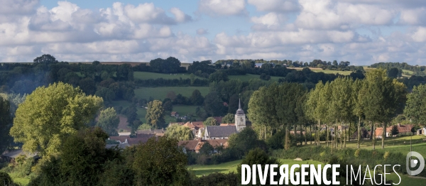 Paysages et villages du Pays des 7 Vallees (Pas de Calais)