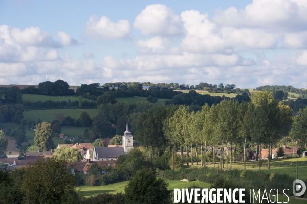 Paysages et villages du Pays des 7 Vallees (Pas de Calais)