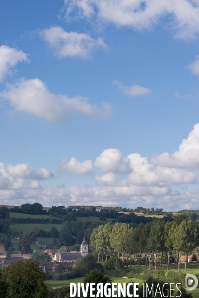 Paysages et villages du Pays des 7 Vallees (Pas de Calais)
