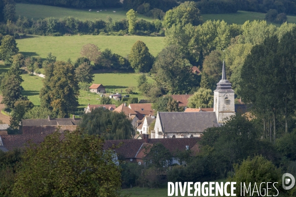 Paysages et villages du Pays des 7 Vallees (Pas de Calais)