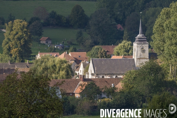 Paysages et villages du Pays des 7 Vallees (Pas de Calais)