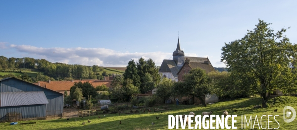 Paysages et villages du Pays des 7 Vallees (Pas de Calais)