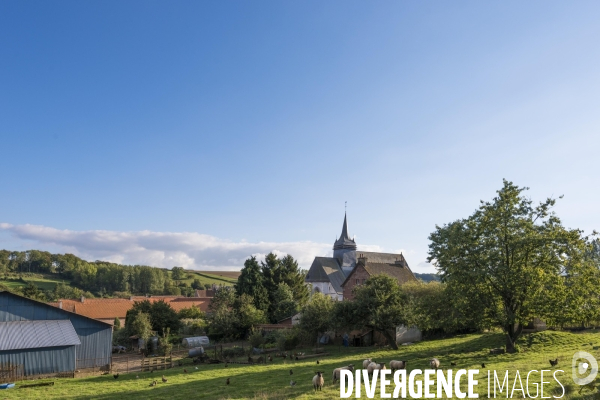 Paysages et villages du Pays des 7 Vallees (Pas de Calais)