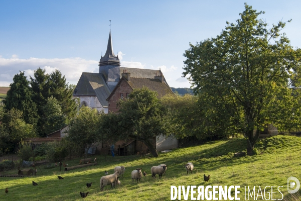 Paysages et villages du Pays des 7 Vallees (Pas de Calais)