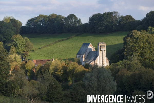 Paysages et villages du Pays des 7 Vallees (Pas de Calais)