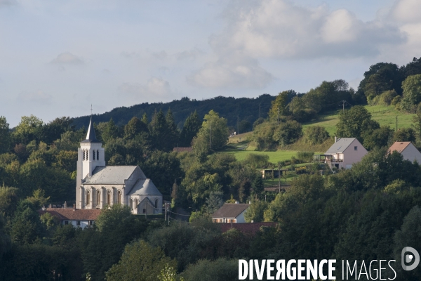 Paysages et villages du Pays des 7 Vallees (Pas de Calais)