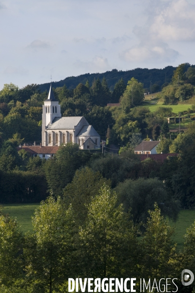Paysages et villages du Pays des 7 Vallees (Pas de Calais)