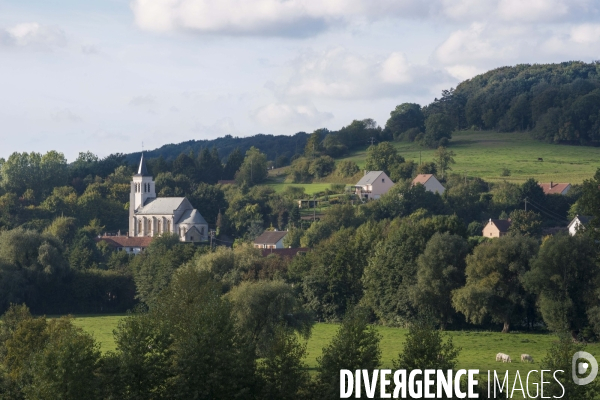 Paysages et villages du Pays des 7 Vallees (Pas de Calais)