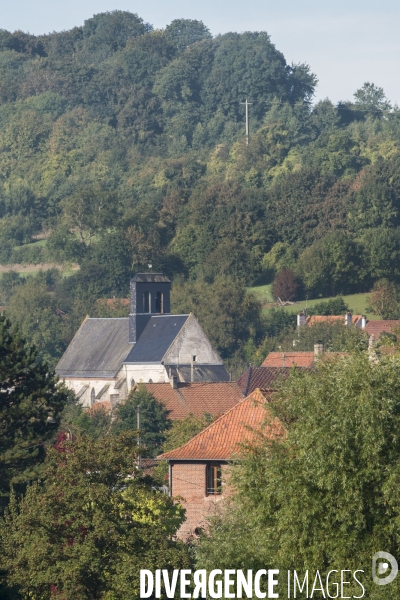 Paysages et villages du Pays des 7 Vallees (Pas de Calais)