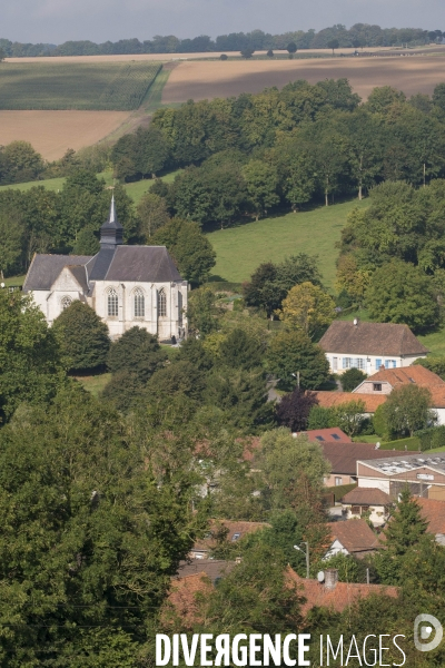 Paysages et villages du Pays des 7 Vallees (Pas de Calais)