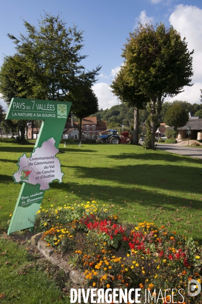 Paysages et villages du Pays des 7 Vallees (Pas de Calais)