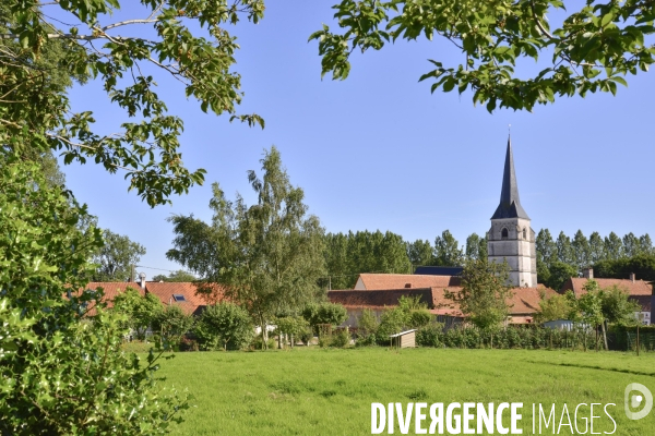 Paysages et villages du Ternois (Pas de Calais)