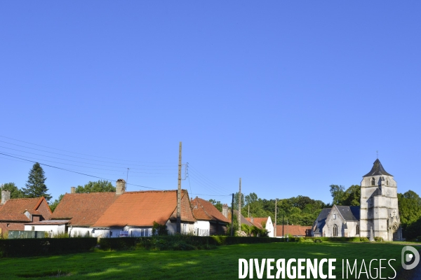 Paysages et villages du Ternois (Pas de Calais)