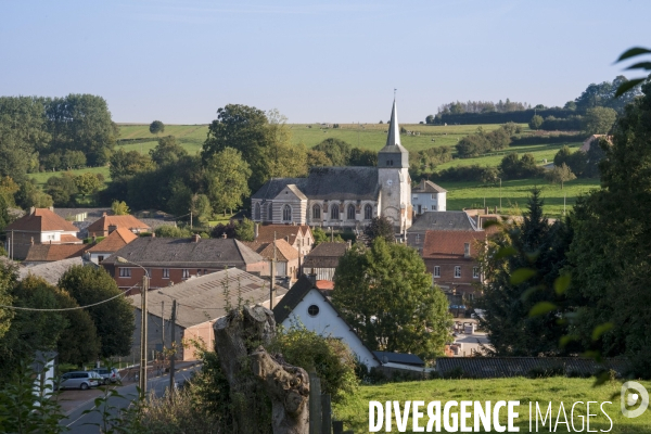 Paysages et villages du Ternois (Pas de Calais)