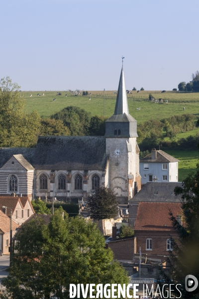 Paysages et villages du Ternois (Pas de Calais)