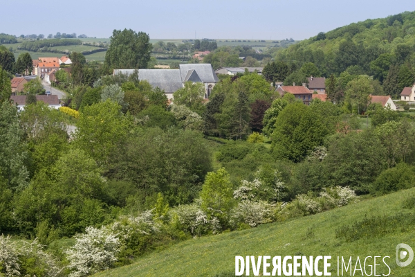 Paysages et villages du Ternois (Pas de Calais)