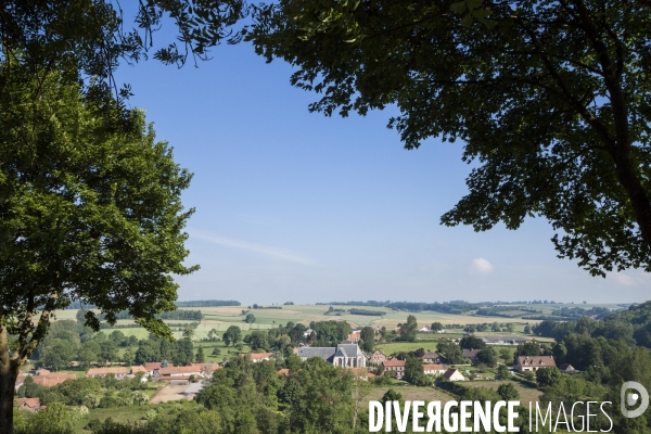 Paysages et villages du Ternois (Pas de Calais)