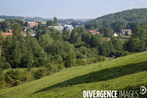 Paysages et villages du Ternois (Pas de Calais)